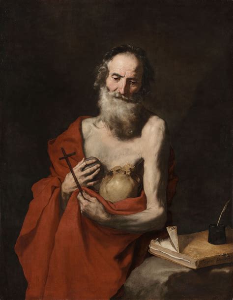 Saint Jerome (1638-1640) by Jusepe de Ribera - Public Domain Catholic ...