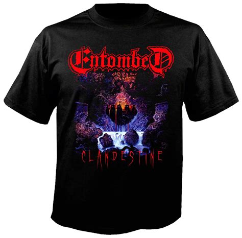 Entombed Clandestine T-Shirt – Metal & Rock T-shirts and Accessories