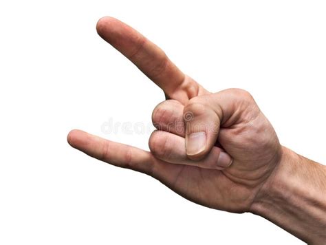 Horns hand gesture stock image. Image of isolated, hand - 29052447