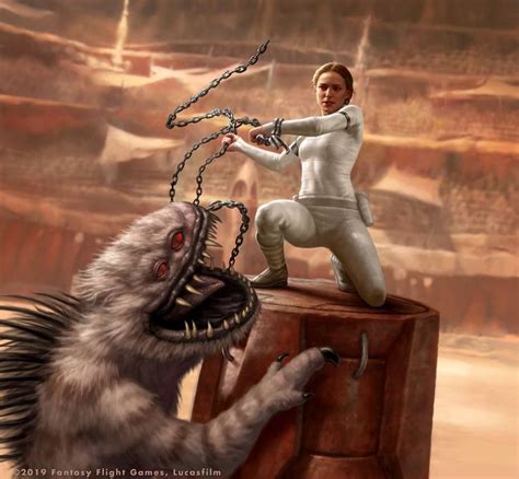 Padme Fighting the Nexu | Padme by R-Valle on DeviantArt | Star wars artwork, Star wars art ...