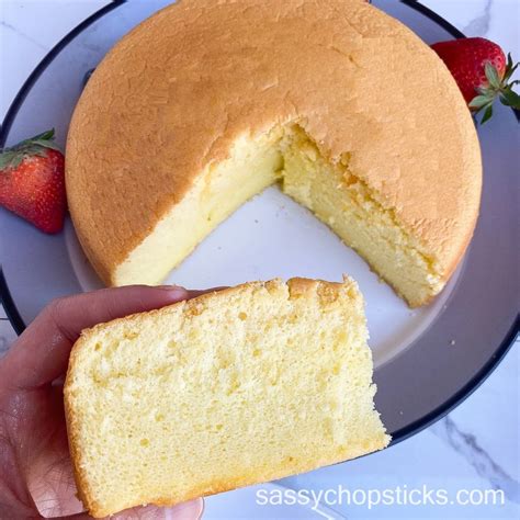 Chinese Sponge Cake Recipe (Chiffon cake)