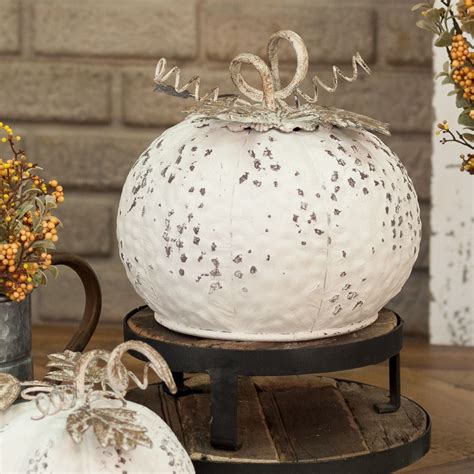 First Frost Pumpkin - Lg - Piper Classics | Fall home decor, Autumn home, Metal pumpkins