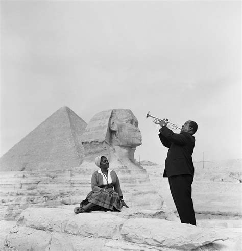 All This Is That: Louis Armstrong serenades the pyramids
