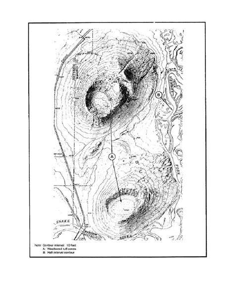 Figure 1-7. Topographic map of Menan Buttes, Idaho