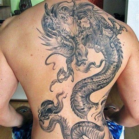 60 Stunning Dragon Back Tattoo Designs for Men | Dragon tattoos for men ...