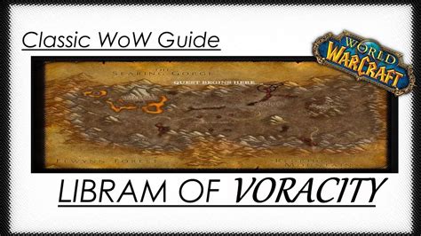 Classic WoW Guide - Libram of Voracity - (+8 Stat Enchant For Head And Leg) - YouTube