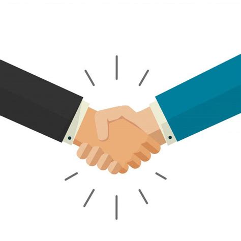 Premium Vector | Shaking hands vector illustration isolated on white background | Hand ...