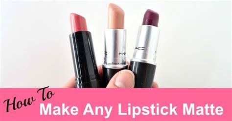 How To Make Your Lipstick Matte | Lucy Tries It