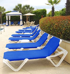 Nautical Sling Chaise Lounge | Pool Furniture | Belson Outdoors®