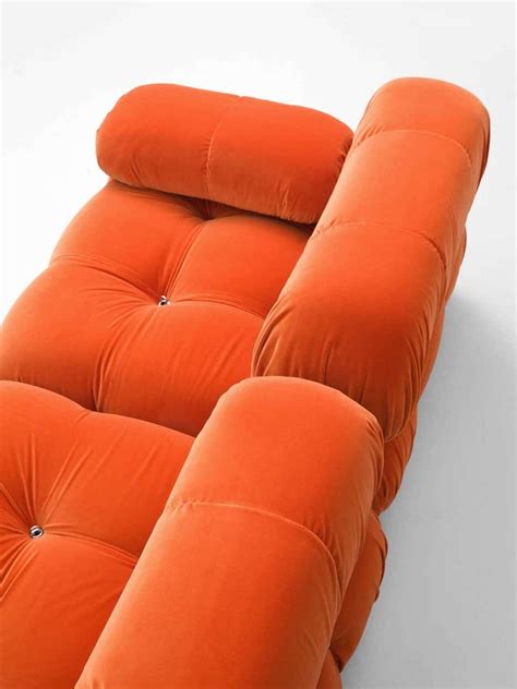 Customizable Mario Bellini 'Camaleonda' Sofa in Tri-Tone Velvet | Modern leather sofa, Black ...
