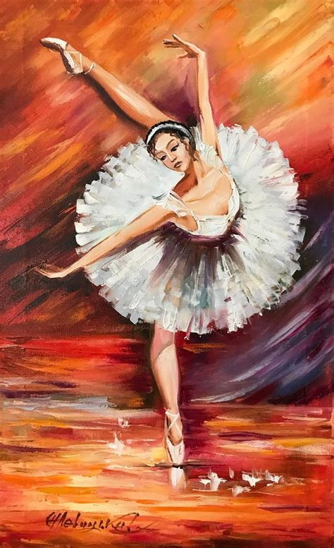 Pin on Abstract Ballerina Paintings On Canvas