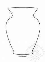 Pottery Pot Coloring Pages Sketch Page sketch template