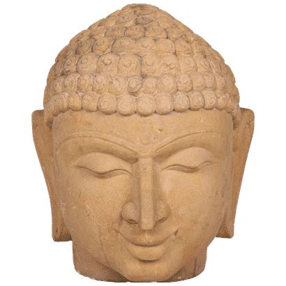 Head Buddha stone | Figures and objects | Wholesale Gert Snel