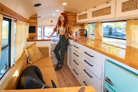 This Short Bus is Her 6th Tiny Home Build!