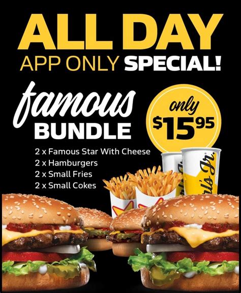 DEAL: Carl's Jr App - $15.95 Famous Bundle, $2.95 Shake (2-5pm), $3 for 3 Chicken Tenders (2-5pm ...