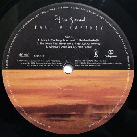 Paul McCartney - Off The Ground - Used Vinyl - High-Fidelity Vinyl ...