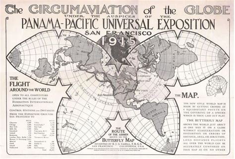 Butterfly map of the world - Interactive Mathematics