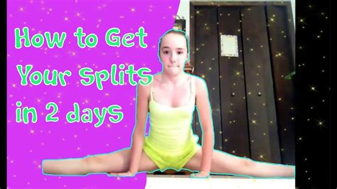 Gymnastics Tips - How To Get Your Splits - YouTube