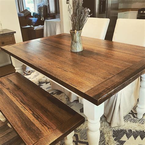 Reclaimed Oak Tables Amish Made Solid Oak Dining Tables - Etsy