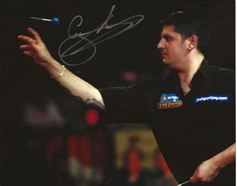 Signed Gary Anderson Darts Photo - Its Signed Memorabilia