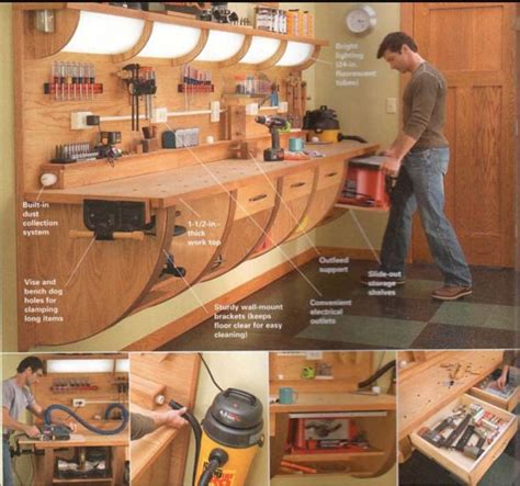 Craft A Diy Workbench For Your Home Garage - Garage Ideas