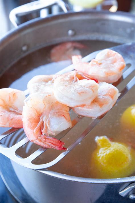 Cook shrimp the right way in a flavorful poaching broth for maximum ...