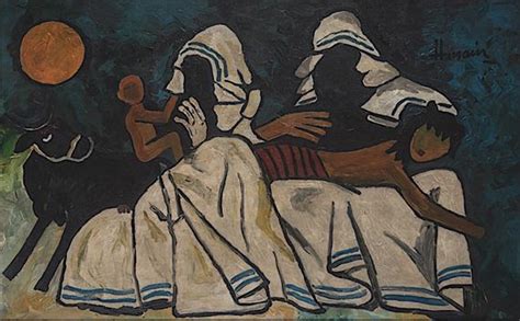 Maqbool Fida Husain | Mother Teresa Series (1988 - 1989) | MutualArt