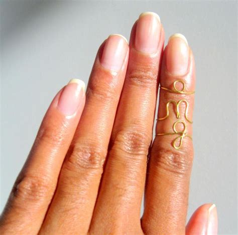 O-M-G Gold Knuckle Ring Set | Knuckle rings, Rings, Knuckle