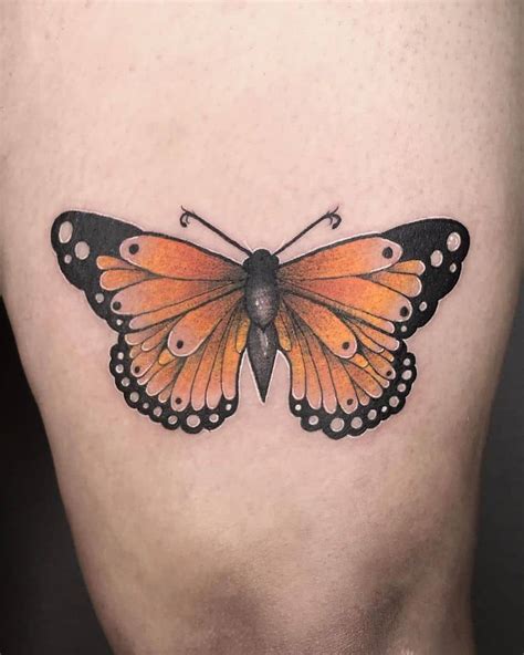 Details more than 74 orange butterfly tattoo best - thtantai2