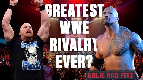 Is the Rock vs Stone Cold the best WWE rivalry ever? | Golic and Fitz ...