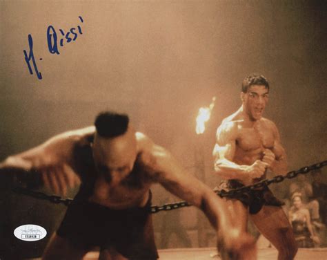 Michel Qissi Signed "Kickboxer" 8x10 Photo (JSA COA) | Pristine Auction