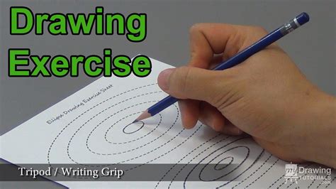 A Drawing Exercise Every Beginner Artists Should Do (Draw Better Circles & Ellipses) - YouTube