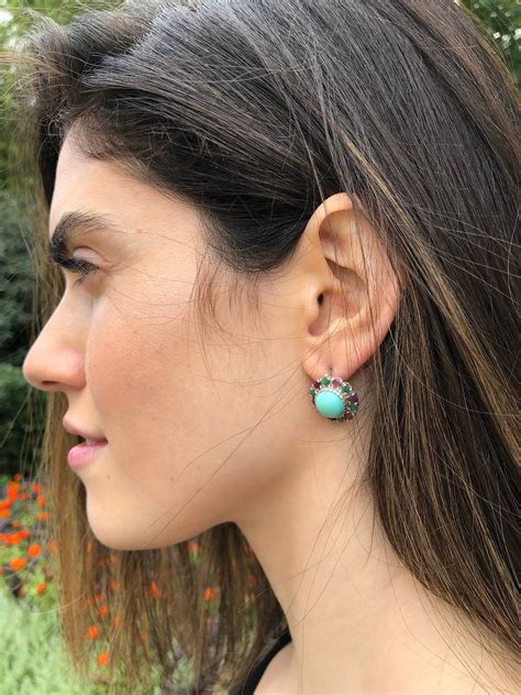 Aquamarine Earrings Natural Aquamarine Emerald Earrings | Etsy