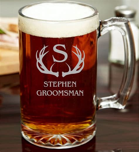 Groomsmen Beer Mug for Wedding Party Gifts and Groomsman | Etsy