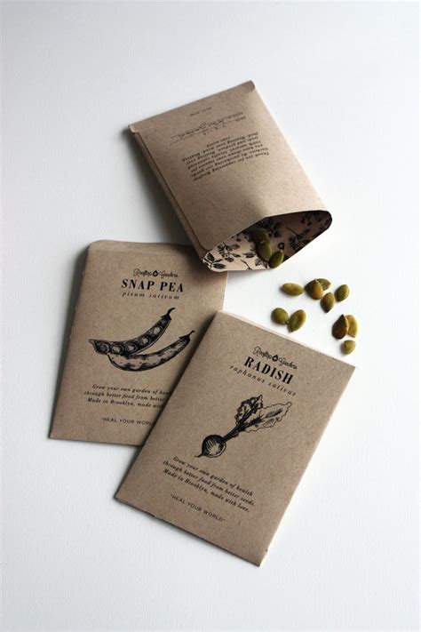 Resultado de imagen de seed packaging | Paper packaging, Creative packaging design, Graphic ...