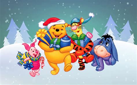 Christmas Winnie The Pooh Wallpapers - Wallpaper Cave