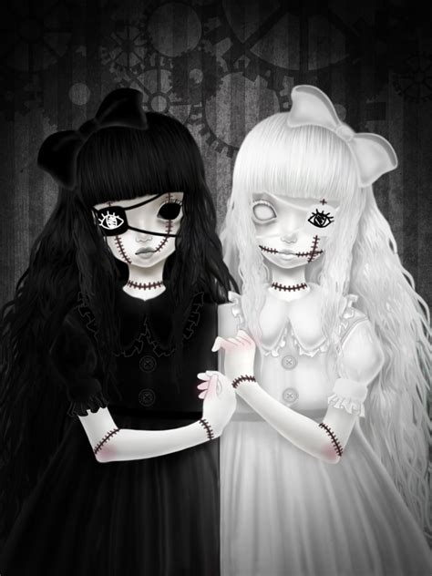 TWIN SISTERS Arte Horror, Horror Art, Kawaii Halloween, Dark Beauty ...