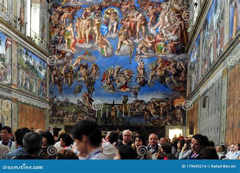 The Sistine Chapel Ceiling of Michelangelo at the Vatican Museums Editorial Stock Image - Image ...