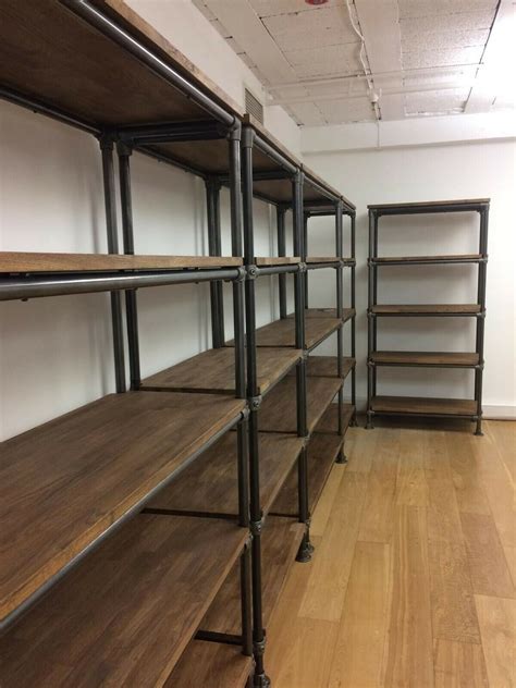 Free Standing Shelving Industrial Retail Display Units Metal | Etsy