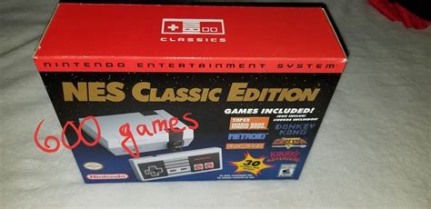 Nintendo NES Classic Modded with over 600 games | Nes classic, Nintendo ...