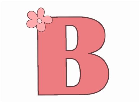 Flower Letter B - The Letter B Fan Art (44948523) - Fanpop