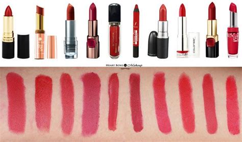 Top 10 Best Matte Red Lipsticks In India Affordable Drugstore Brands ...