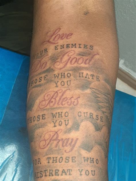 Top 53+ love your enemies tattoo - in.cdgdbentre