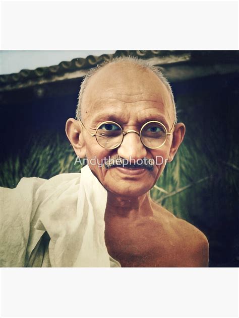 "Mahatma Gandhi In colour " Poster for Sale by AndythephotoDr | Redbubble