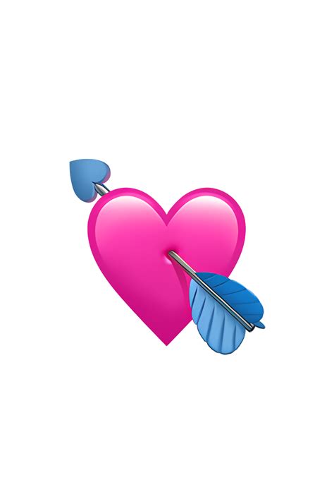 💘 Heart With Arrow Emoji | Emoji de coração, Desenho de emoji, Fotos de ...