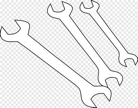 Spanners Adjustable spanner Tool Socket wrench, screwdriver, angle, white, text png | PNGWing