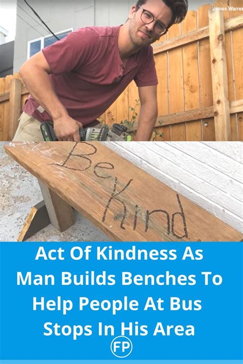 Man Builds Benches For Bus Stops After Seeing Woman Sitting In Dirt | Bus stop, Helping people, Bus