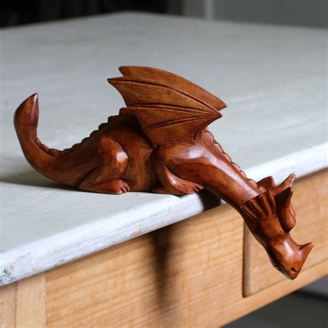 Large Wooden Dragon.dragon.carved Dragon. - Etsy