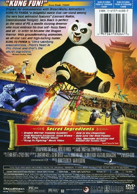 Kung Fu Panda (Fullscreen) (DVD 2008) | DVD Empire