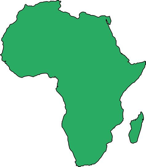Mapa De Africa En Blanco África - Gráficos vectoriales gratis en ...